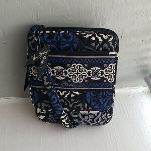 Vera Bradley Black and Blue Crossbody Bag